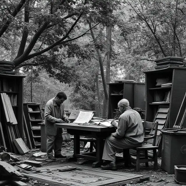 Historical photo of a later generation master