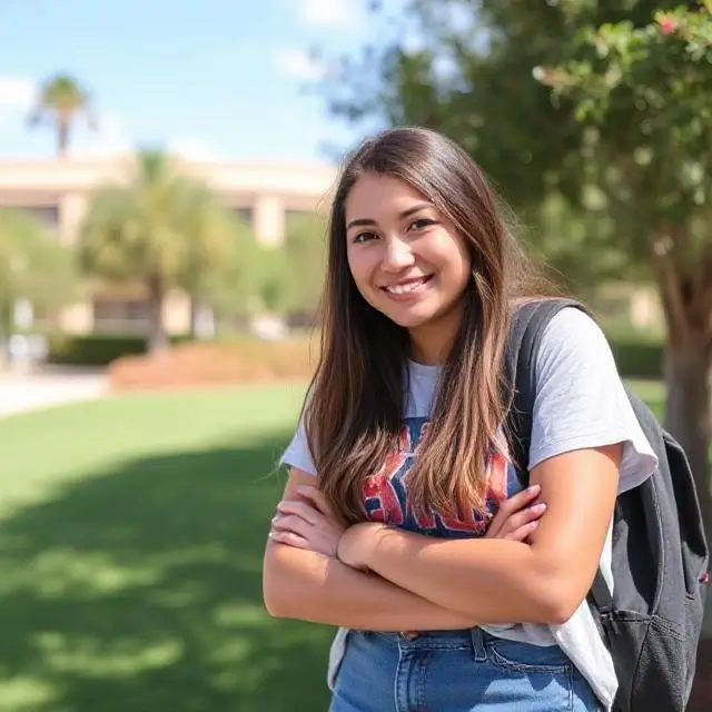 Teen student Chloe Garcia