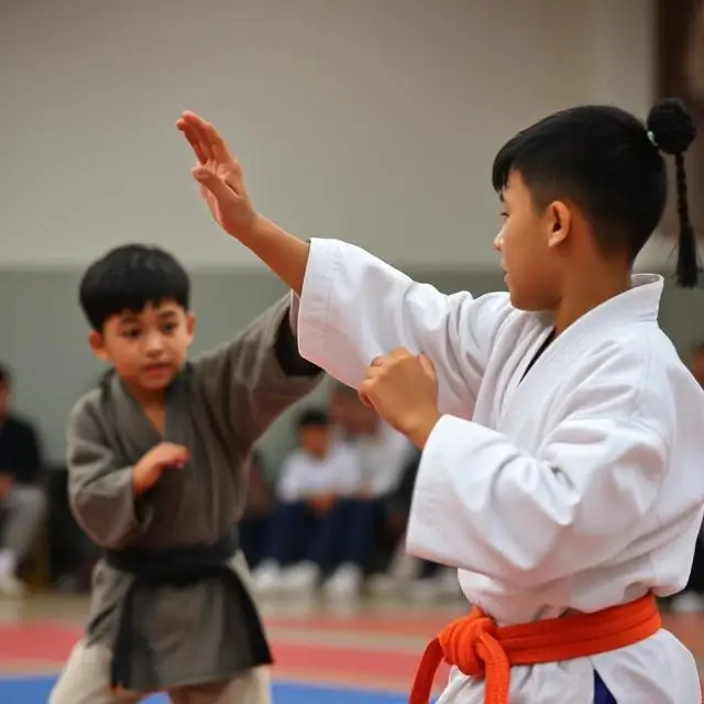 Students competing in a tournament